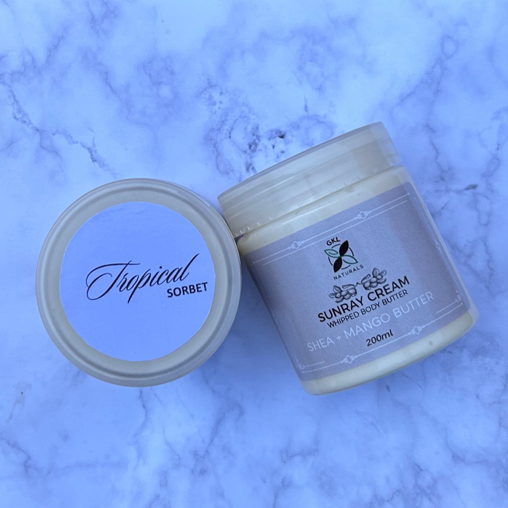 Whipped body butter